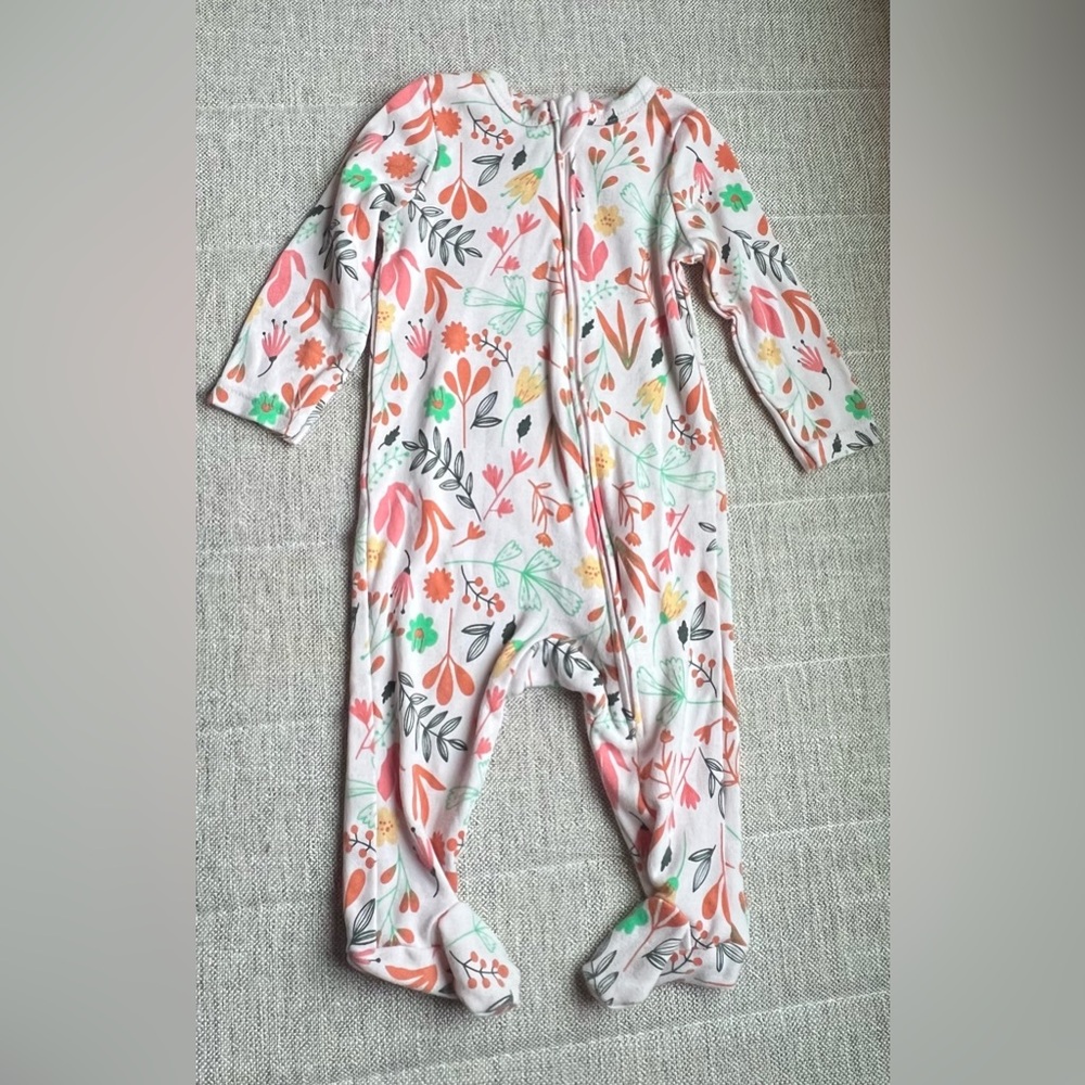 Nine West Multicolor Floral Kids Footie